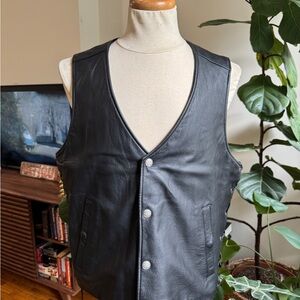 Harley Davidson Biker Leather Vest